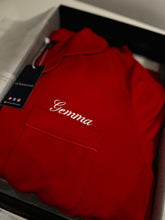 Load image into Gallery viewer, Long Rib Rayon Slouch Pyjamas- Red