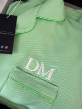 Load image into Gallery viewer, Long Rib Rayon Slouch Pyjamas- Pistachio