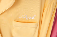 Load image into Gallery viewer, Long Rib Rayon Slouch Pyjamas- Limoncello