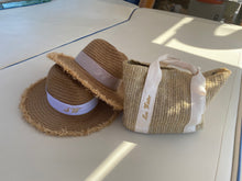 Load image into Gallery viewer, Fedora fringe Straw Sun hat
