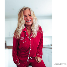 Load image into Gallery viewer, Long Cotton Pyjamas - Red