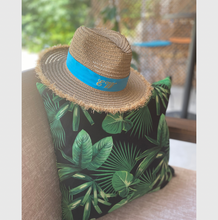 Load image into Gallery viewer, Fedora fringe Straw Sun hat