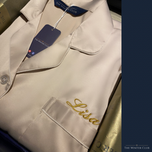 Load image into Gallery viewer, Satin Night Shirt - Champagne