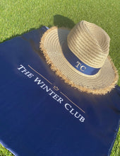 Load image into Gallery viewer, Fedora fringe Straw Sun hat