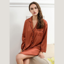 Load image into Gallery viewer, Satin Night Shirt - Copper