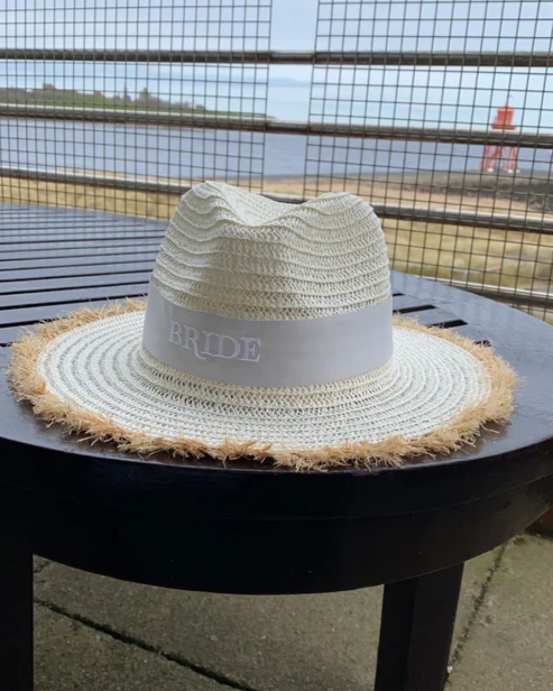 Fedora fringe Straw Sun hat