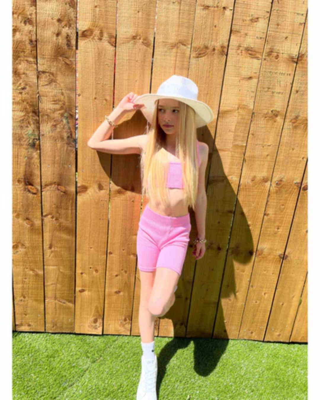 Fedora Straw Sun hat - Children