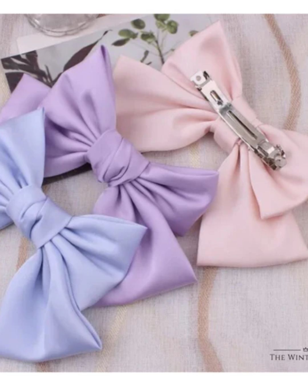 Personalised Bow Hair Clip