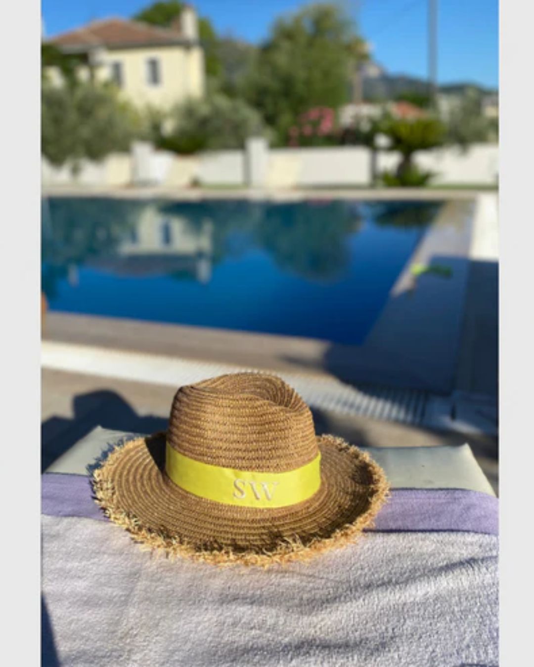 Fedora fringe Straw Sun hat