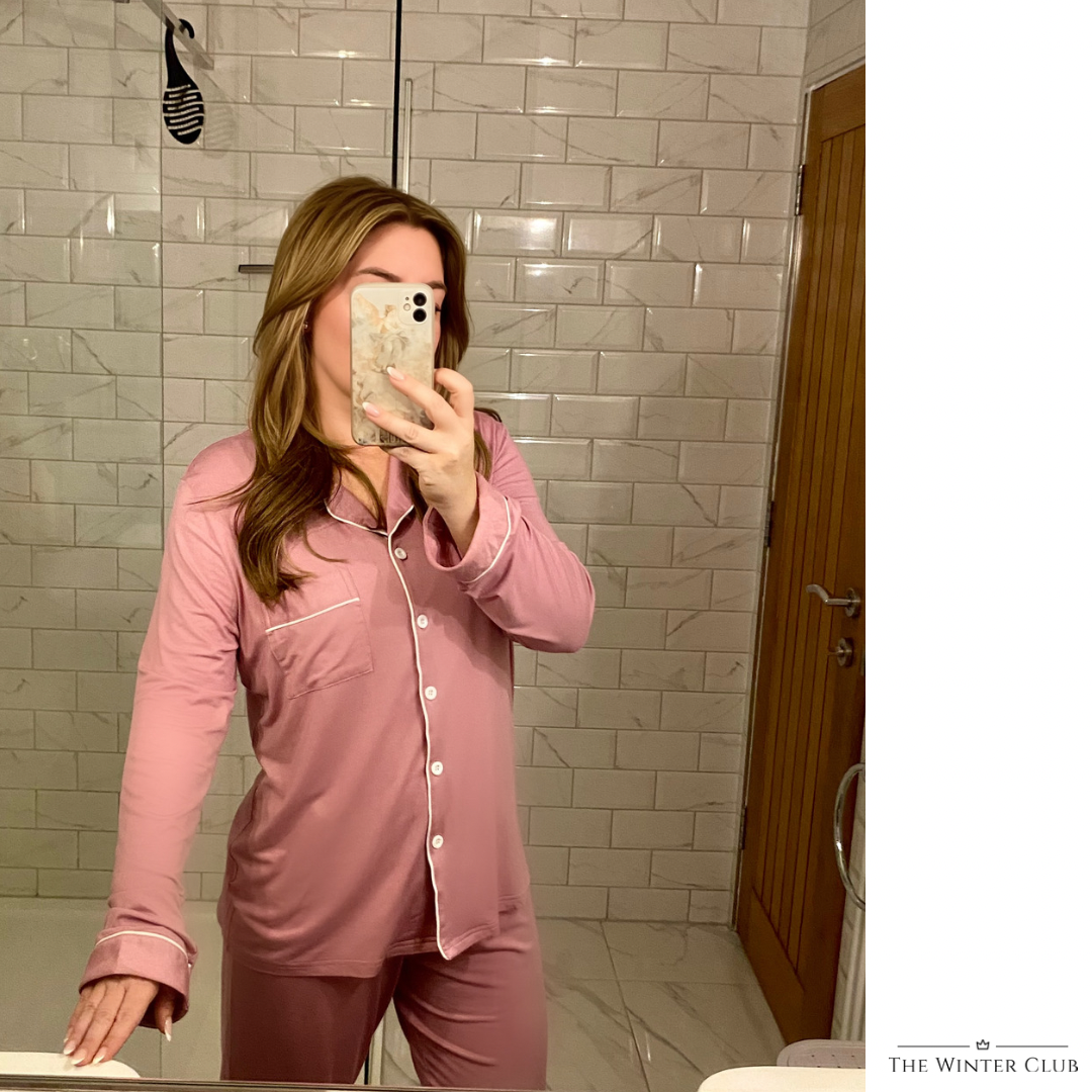 Long Cotton Pyjamas - Rose Pink