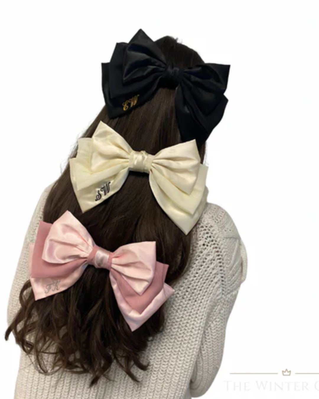 Personalised Large Tulle Bow