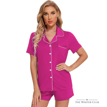 Load image into Gallery viewer, Cotton Shorty Pyjamas - Barbie Pink
