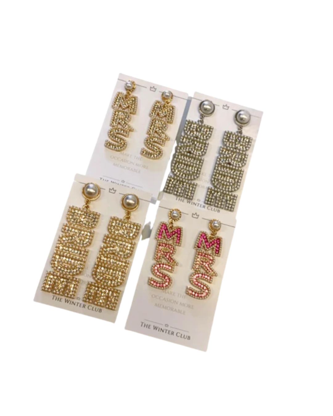 Bride & Mrs Earrings