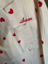 Load image into Gallery viewer, Long Waffle Heart Pyjamas
