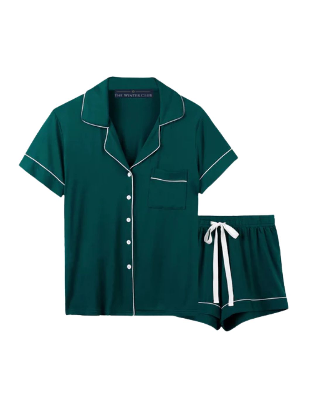 Cotton Shorty Pyjamas - Green