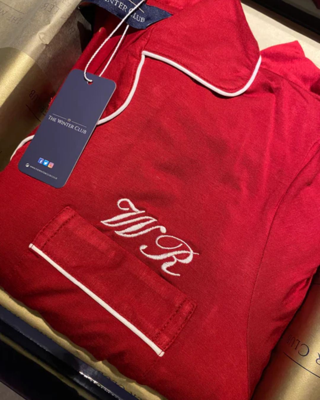 Cotton Shorty Pyjamas - Red