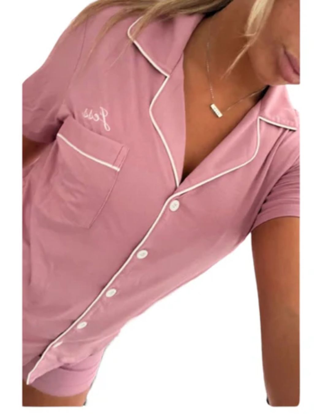 Cotton Shorty Pyjamas - Rose Pink