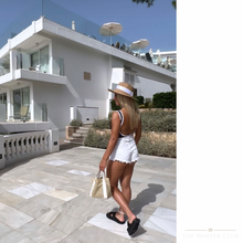 Load image into Gallery viewer, Fedora Straw Sun hat
