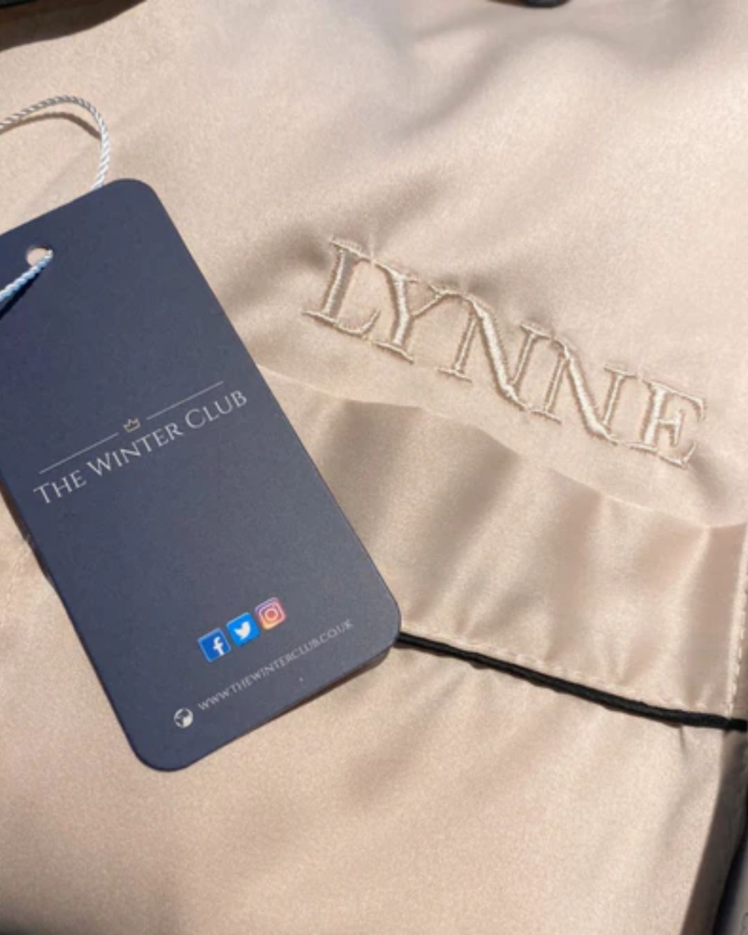 Long Sleeved Shorty Satin Pjs - Champagne