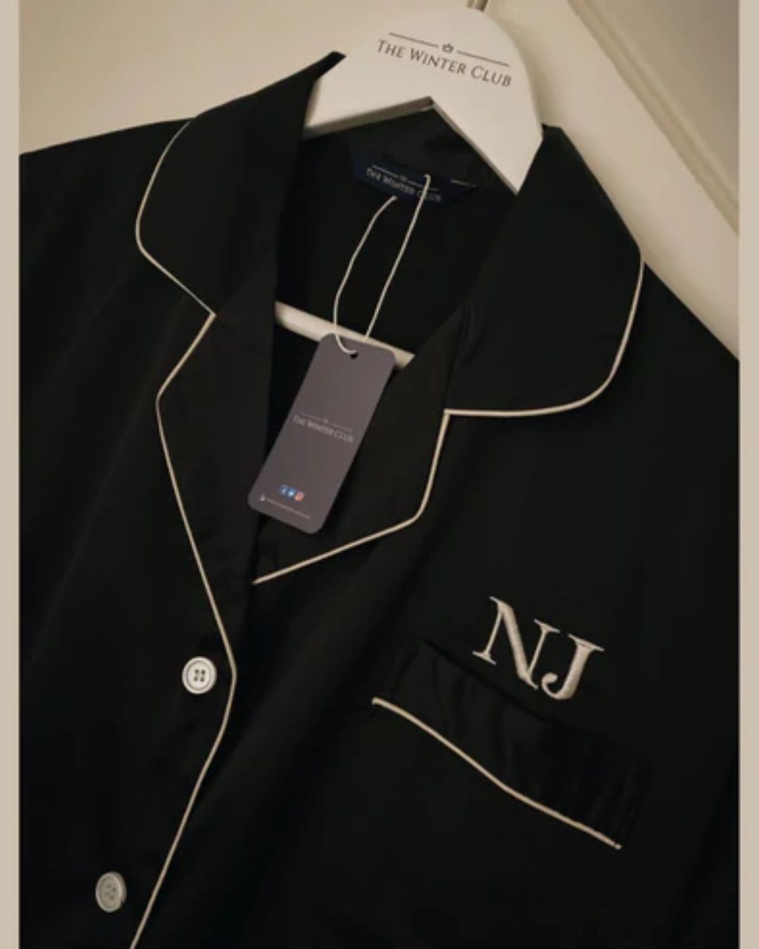 Satin Night Shirt - Onyx