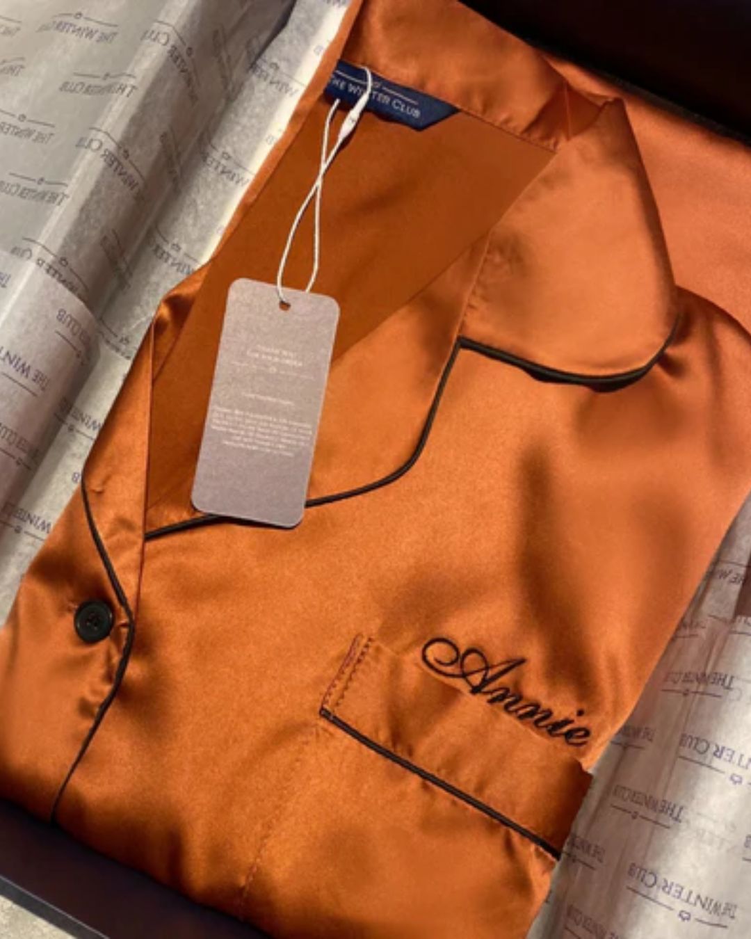 Satin Night Shirt - Copper