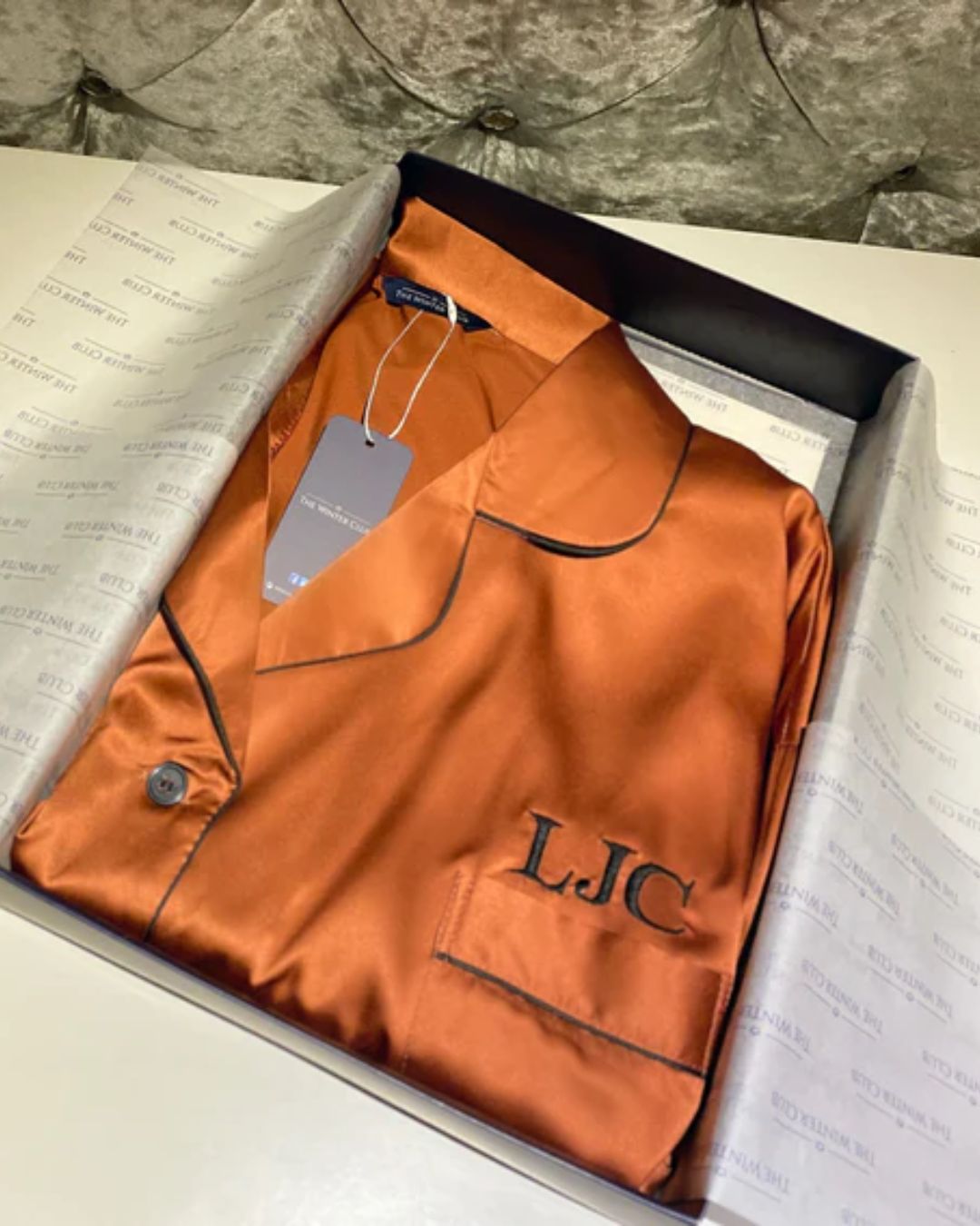 Satin Night Shirt - Copper