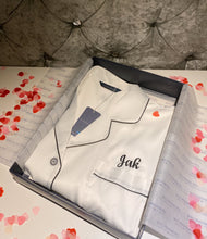 Load image into Gallery viewer, Satin Night Shirt - White

