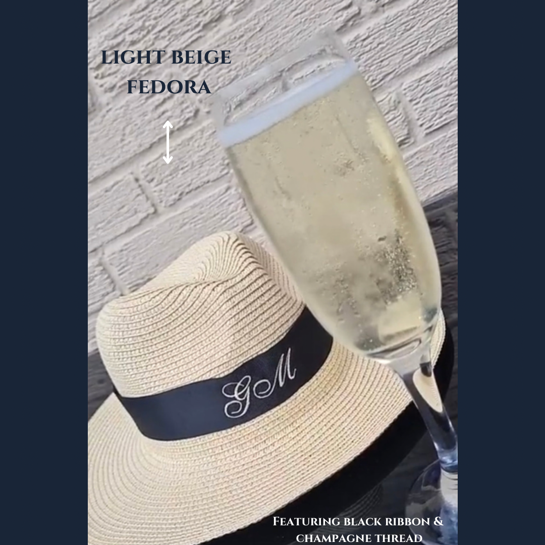 Fedora Straw Sun hat