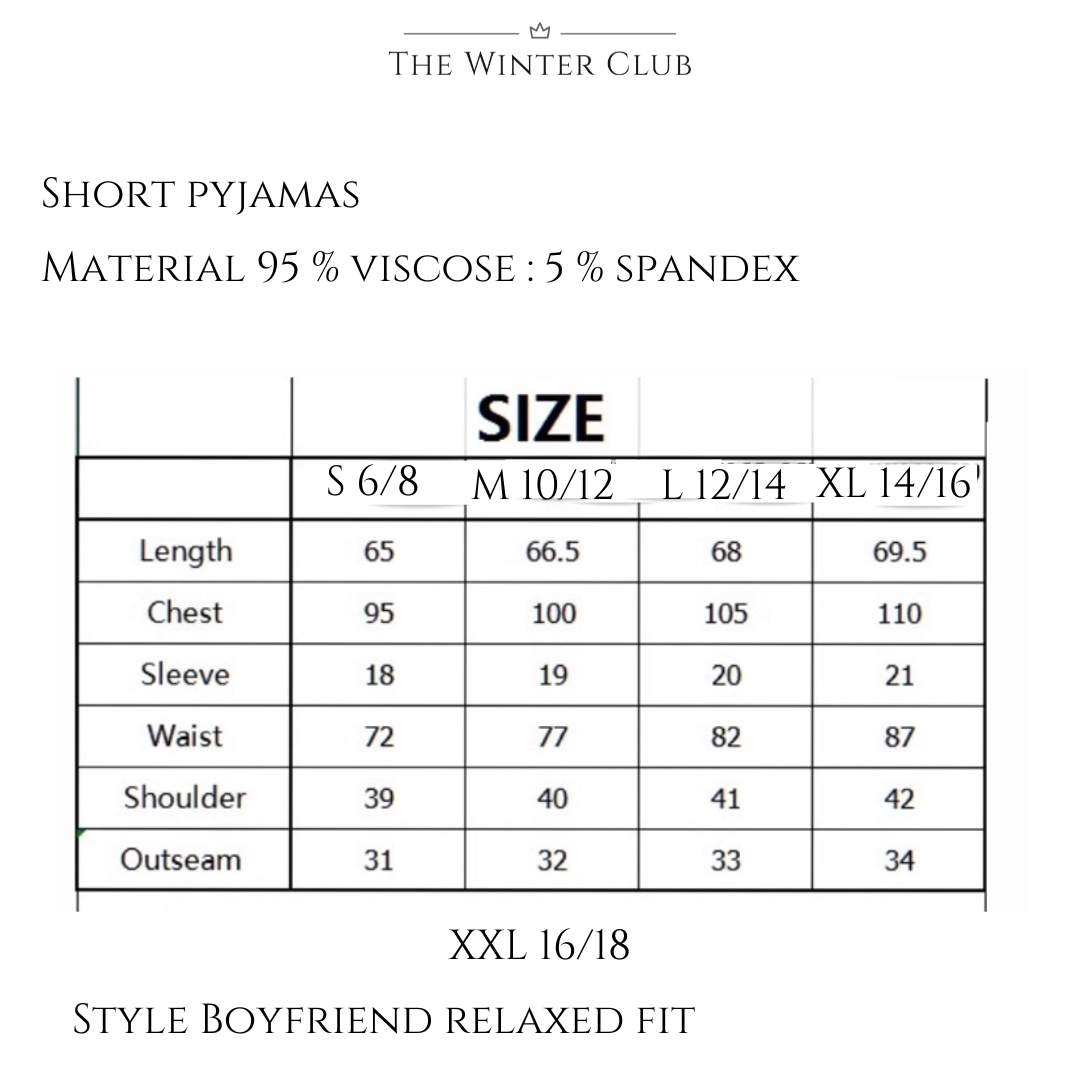Cotton Shorty Pyjamas - White