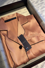 Load image into Gallery viewer, Long Satin Pyjamas - Rose Pink
