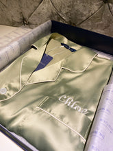 Load image into Gallery viewer, Satin Night Shirt - Willow Green
