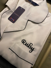 Load image into Gallery viewer, Satin Night Shirt - White
