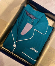 Load image into Gallery viewer, Long Cotton Pyjamas - Green
