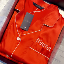 Load image into Gallery viewer, Long Satin Pyjamas - Red
