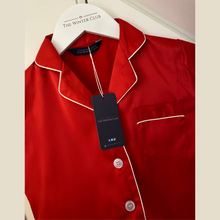 Load image into Gallery viewer, Kids Long Satin Pyjamas - Red
