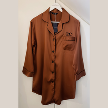 Load image into Gallery viewer, Satin Night Shirt - Copper

