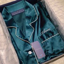 Load image into Gallery viewer, Satin Night Shirt - Emerald
